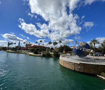 The Famous Globe In Front Of Universal Orlando Resort